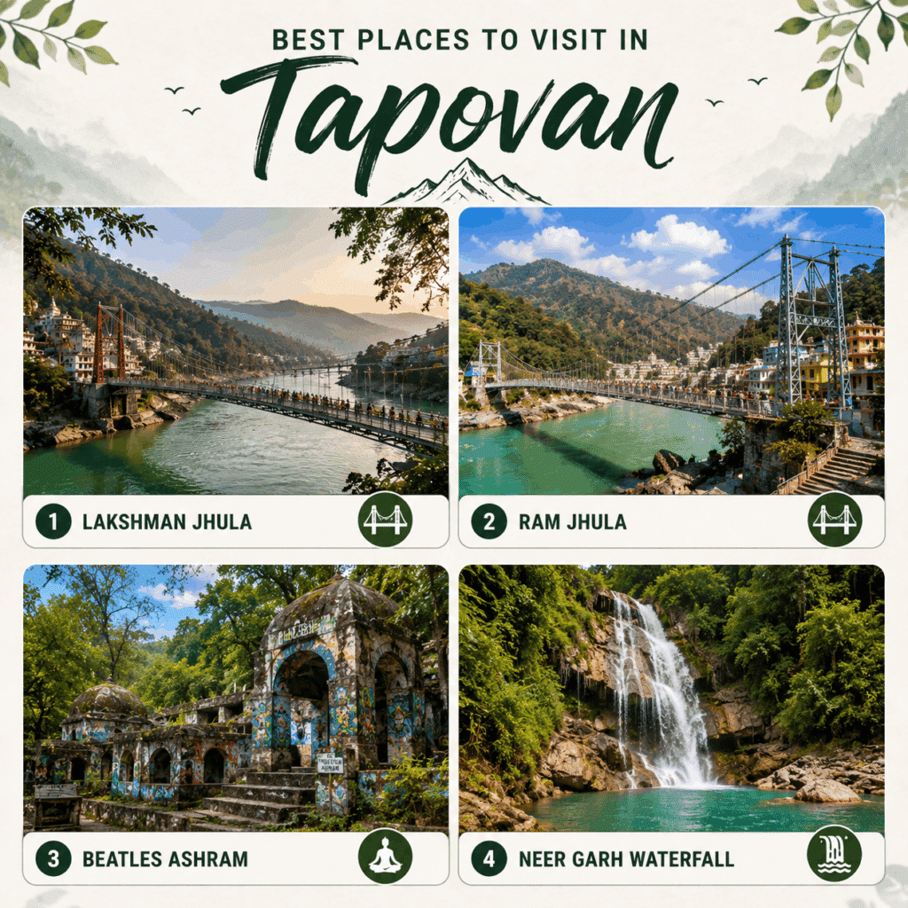 Tapovan places to visit